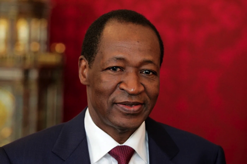 L'ancien président du Burkina Faso, Blaise Compaoré