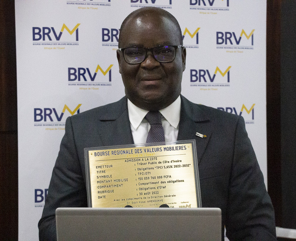 Dr Edoh Kossi Amenounvé, Directeur Général de la BRVM