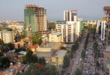 Une vue de la capitale Ethiopienne, Addis-Abeba
