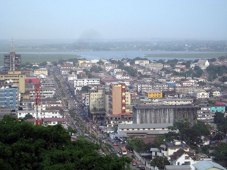 La capitale du Liberia, Monrovia