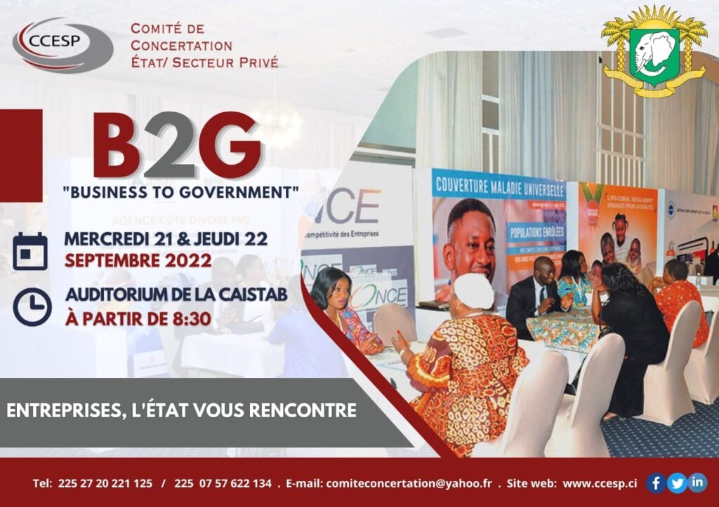 Sixième édition des « BUSINESS TO GOVERNMENT (B TO G) »
