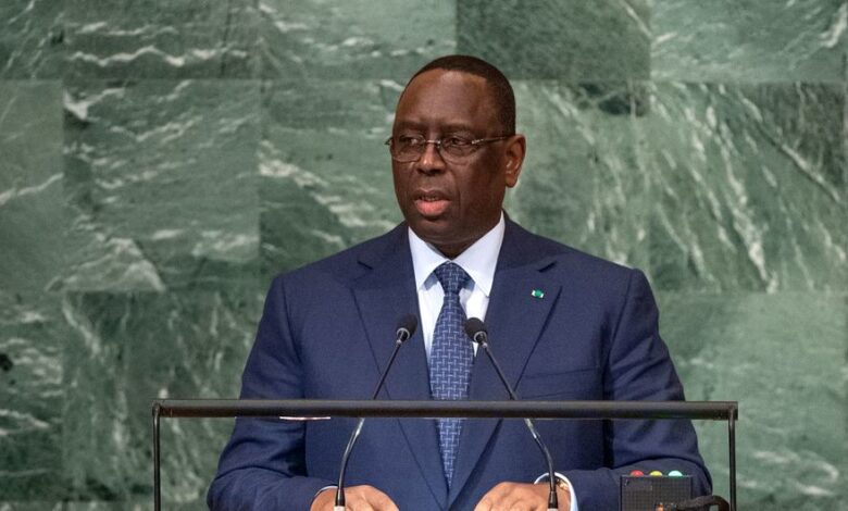 Le Président du Sénégal, Macky Sall