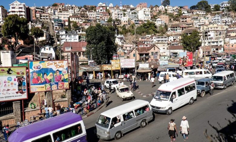 Une ville de Madagascar