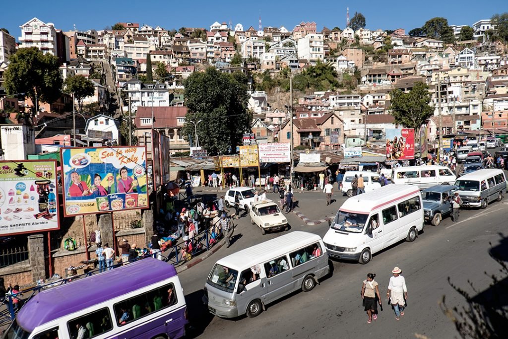 Une ville de Madagascar
