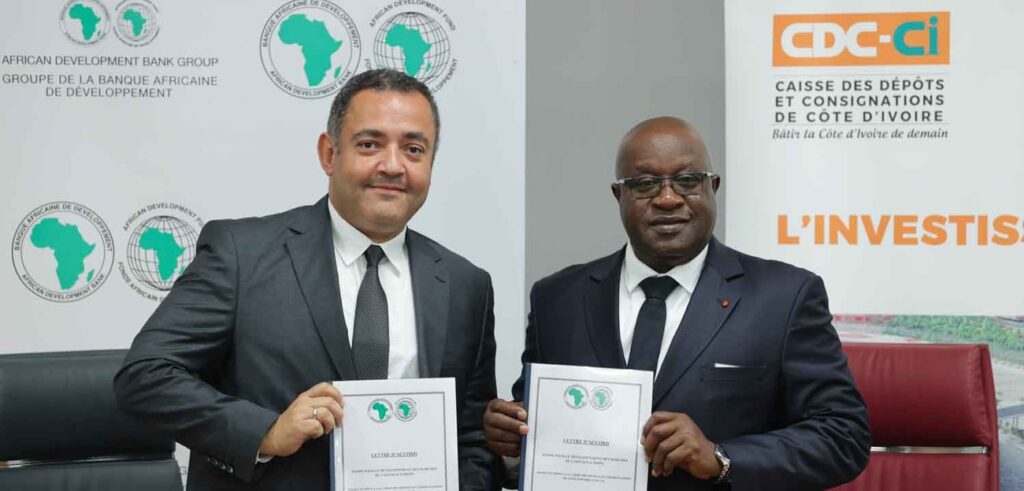 Caisse des dépôts et consignations de Côte d’Ivoire : don de 400 000 dollars de la Banque africaine de développement