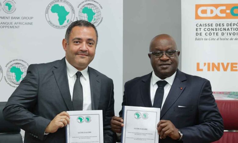 Caisse des dépôts et consignations de Côte d’Ivoire : don de 400 000 dollars de la Banque africaine de développement