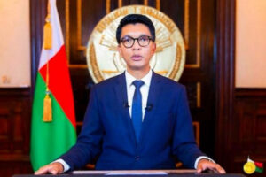 Le Président de la République de Madagascar, Andry Rajoelina