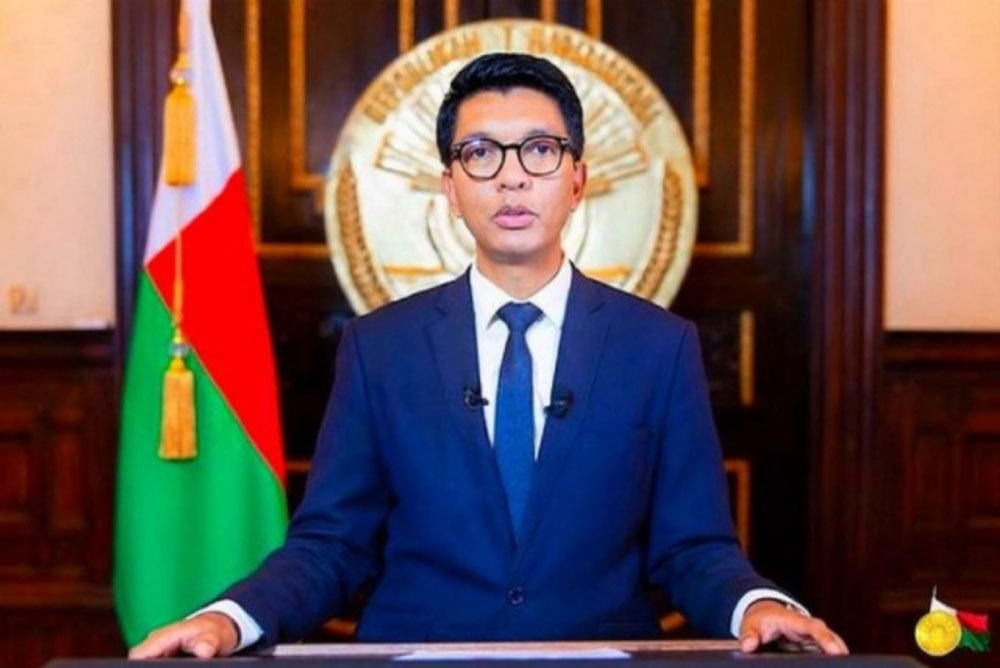 Le Président de la République de Madagascar, Andry Rajoelina
