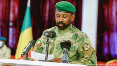 Le président de la transition malienne, le colonel Assimi Goïta