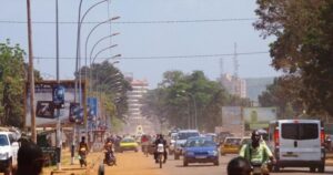 Une vue de la ville de Bangui