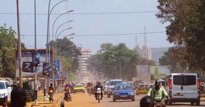 Une vue de la ville de Bangui