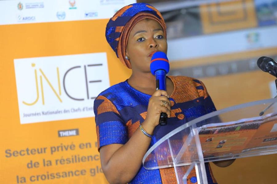 Mme Bla Nadine, Commissaire générale des Journées Nationales des Chefs d’Entreprises (JNCE)