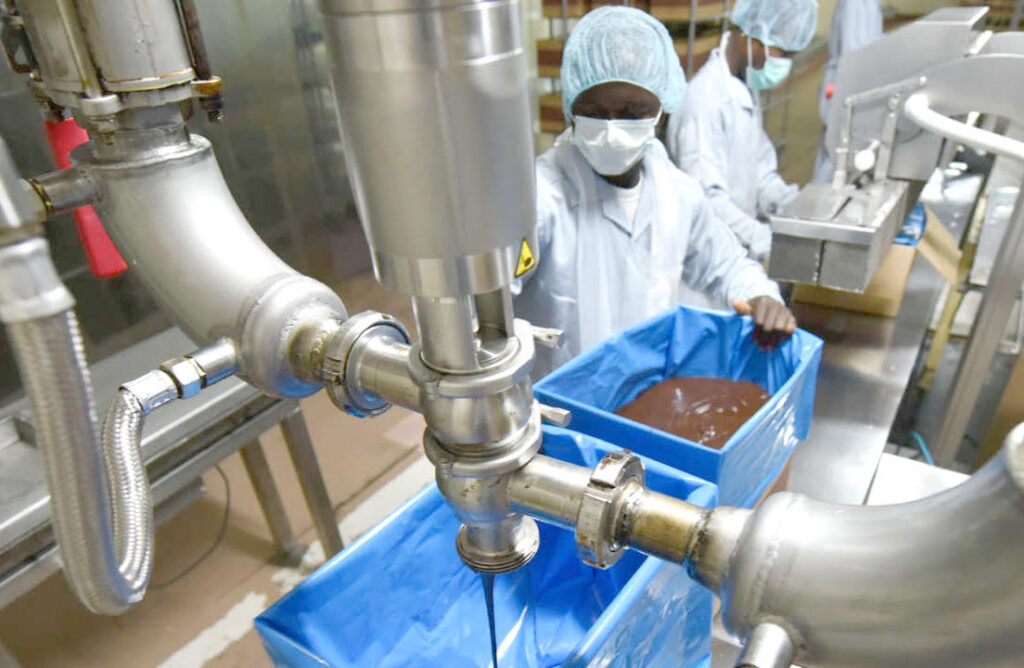 Broyage de cacao en côte d'ivoire