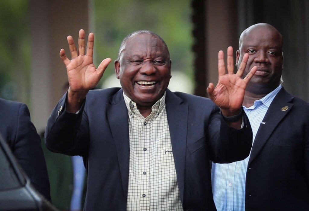 Cyril Ramaphosa, président de la république d'Afrique du Sud