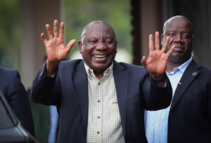 Cyril Ramaphosa, président de la république d'Afrique du Sud