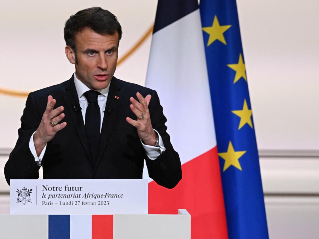 Le président français, Emmanuel Macron