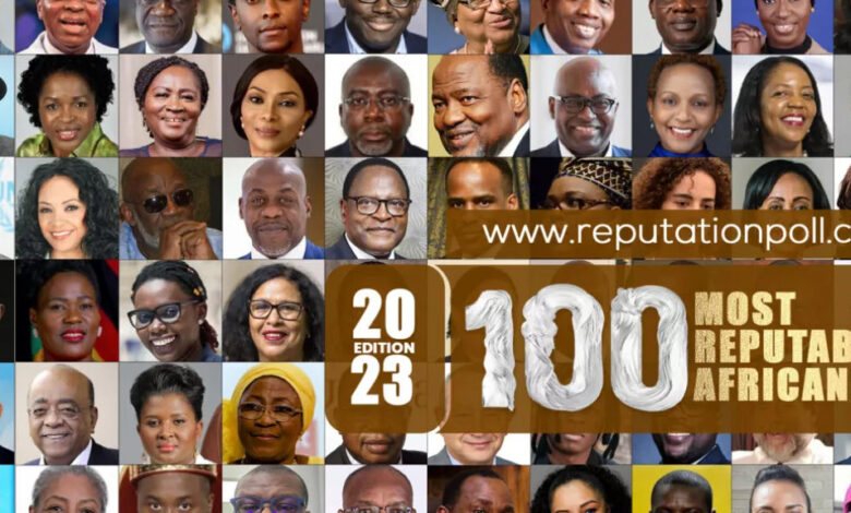 Les 100 Africains les plus réputés en 2023