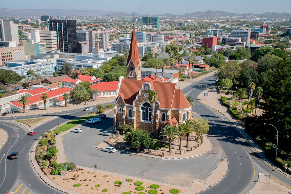 Windhoek, ville église en Namibie