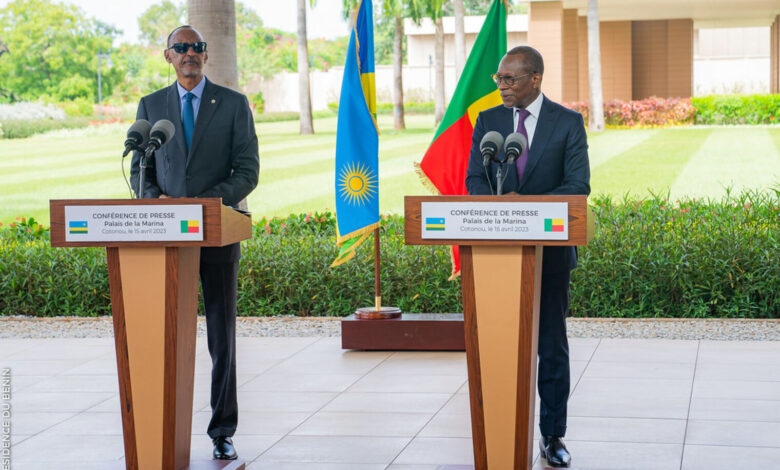 Le Président de la République du Rwanda, Son Excellence Monsieur Paul KAGAME, a effectué, ces deux derniers jours, une visite d'État au Bénin, à l'invitation du Président de la République, Monsieur Patrice TALON.