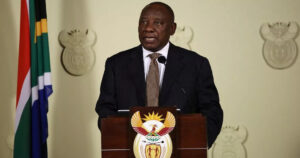 Le président sud-africain Cyril Ramaphosa