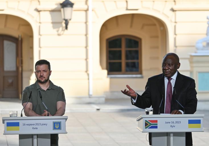 La mission africaine de médiation sur l'Ukraine