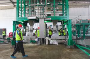 Usine de production d'engrais