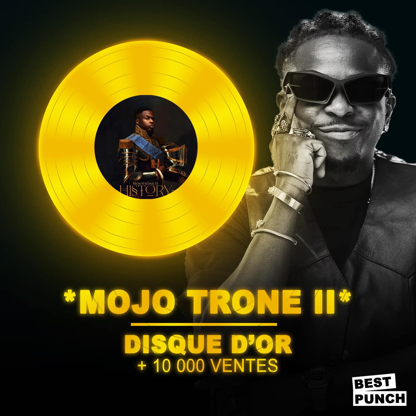 Didi B reçoit son premier disque d'or pour l'album '' History