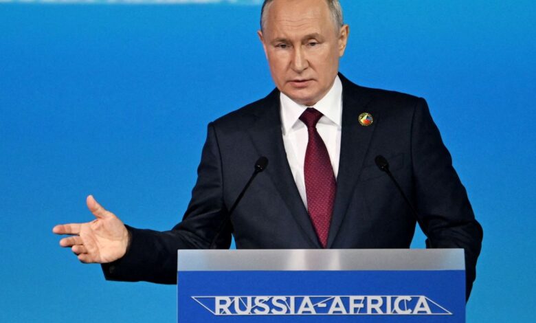 Sommet Russie-Afrique : Le Président Russe Vladimir Poutine