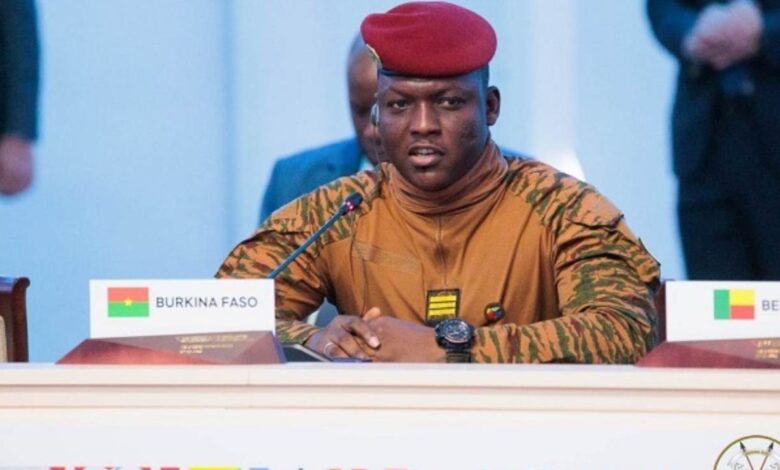Le capitaine Ibrahim Traore, président du Burkina Faso
