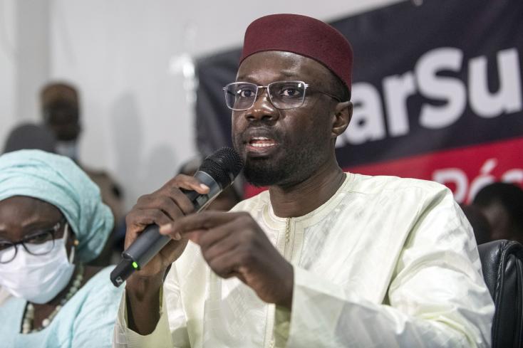 L'opposant sénégalais Ousmane Sonko