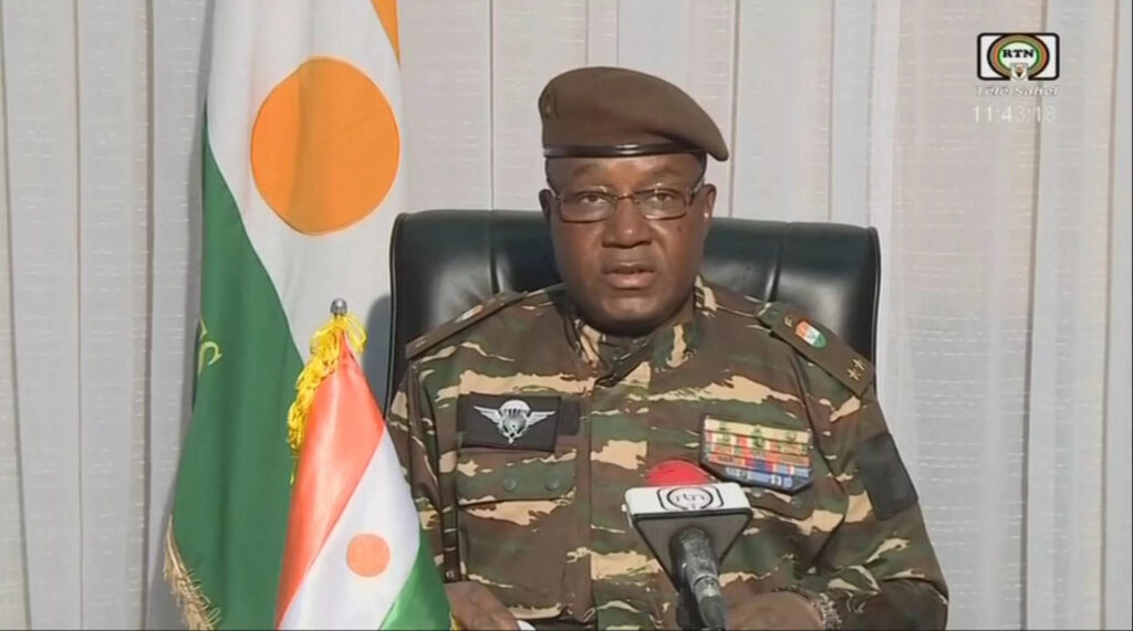 Le général Abdourahmane Tchiani, président du Conseil national pour la sauvegarde de la patrie (CNSP)