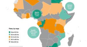 Carte des pays africains avec les plus gros investissements étrangers