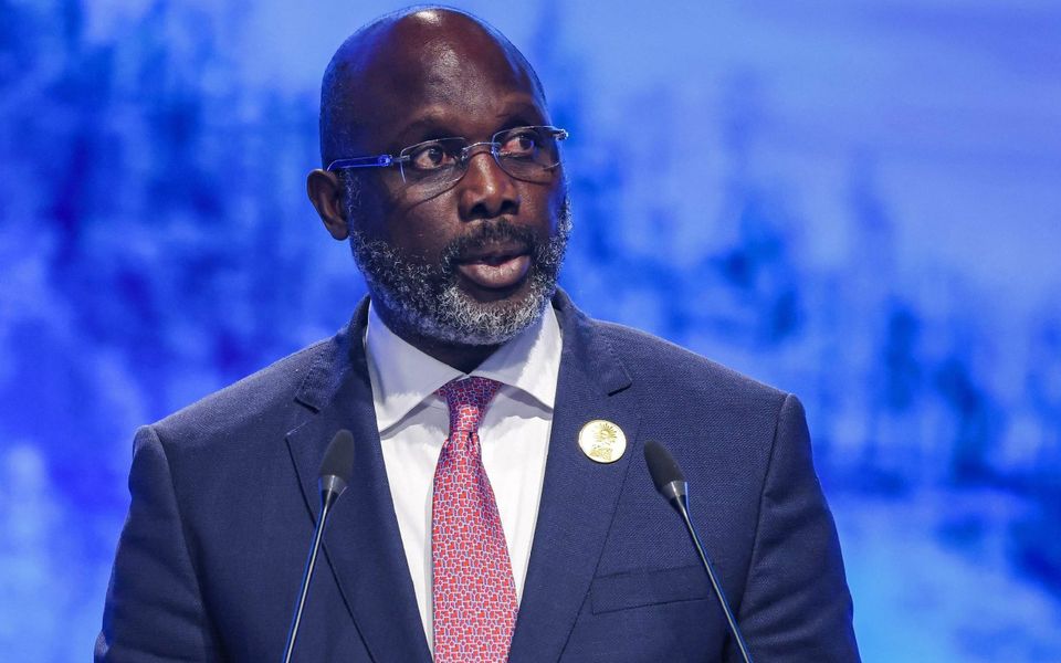 L’ancien président du Liberia, George Weah