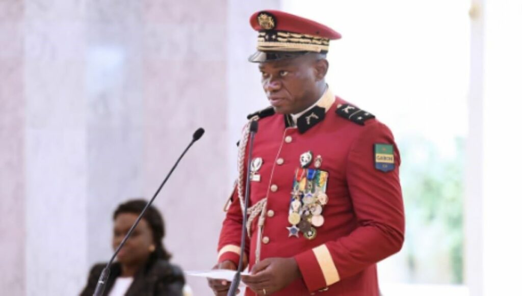 Le Général Brice Clotaire Oligui Nguéma
