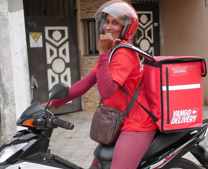 Karidjatou en tant que partenaire Yango Delivery