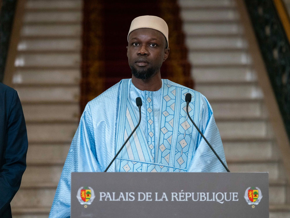 Le premier ministre Sénégalais Ousmane Sonko