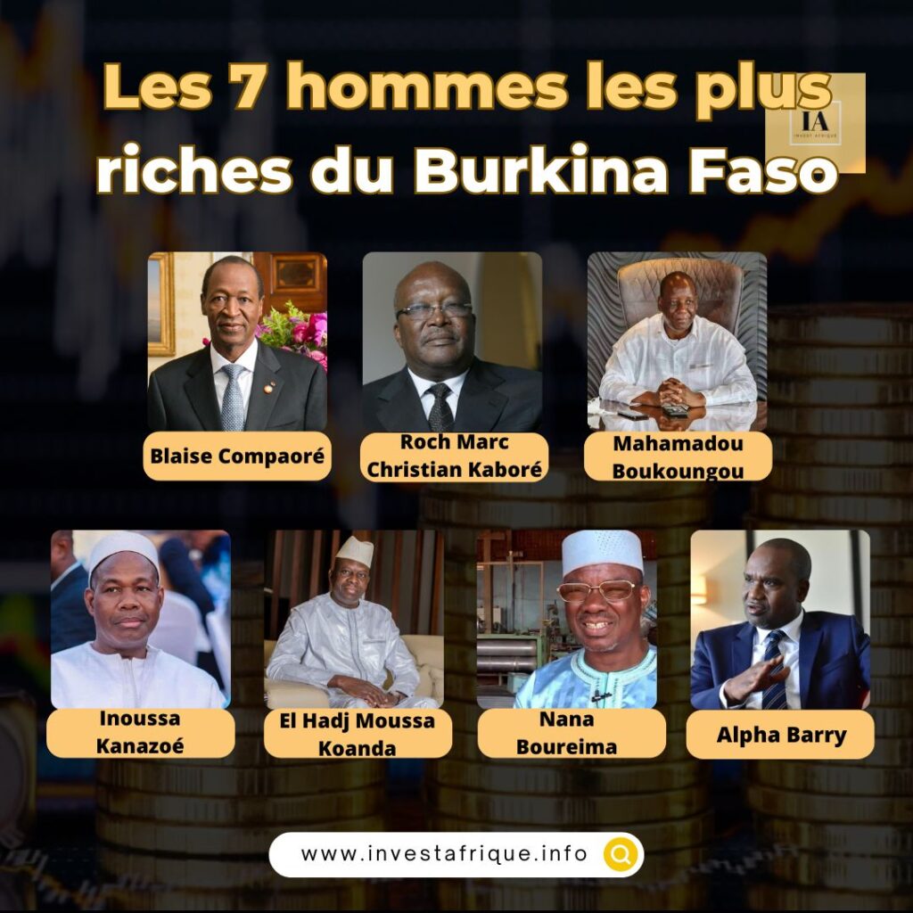 Les 7 hommes les plus riches du Burkina Faso