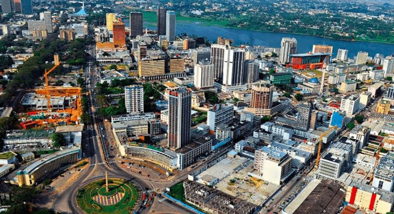 La ville d'Abidjan en Côte d’Ivoire