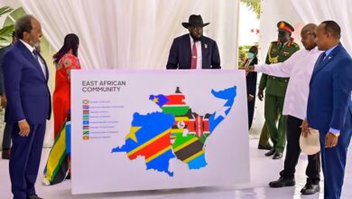 Présidents et drapeaux d'Afrique de l’Est