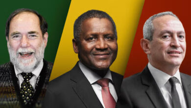 Riches d'Afrique : les milliardaires Johann Rupert, Aliko Dangote et Nassef Sawiris