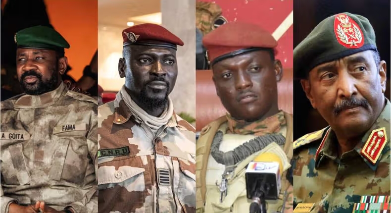 Coups d’État : Assimi Goita du Mali, Mamadi Doumbouya de la Guinée, Ibrahim Traoré du Burkina Faso à la tête des juntes