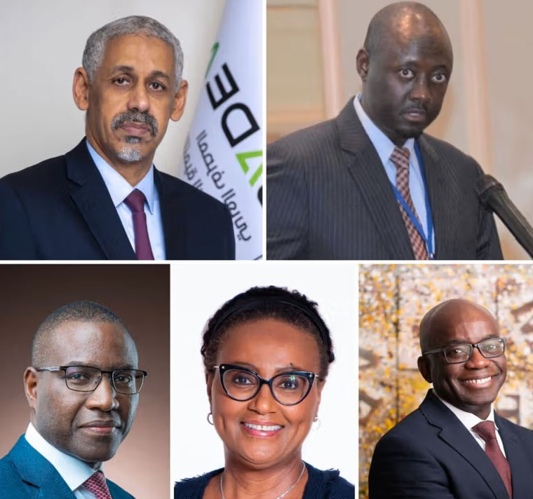 Les 5 candidats retenus pour la présidence de la banque
