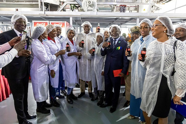 Sofavin du milliardaire camerounais Bernard Fokou ouvre une nouvelle usine de produits Coca-Cola au Gabon